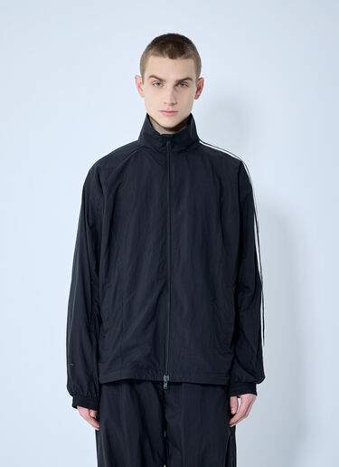 Y-3 Logo Motif Windbreaker Jacket Black yyy0160014