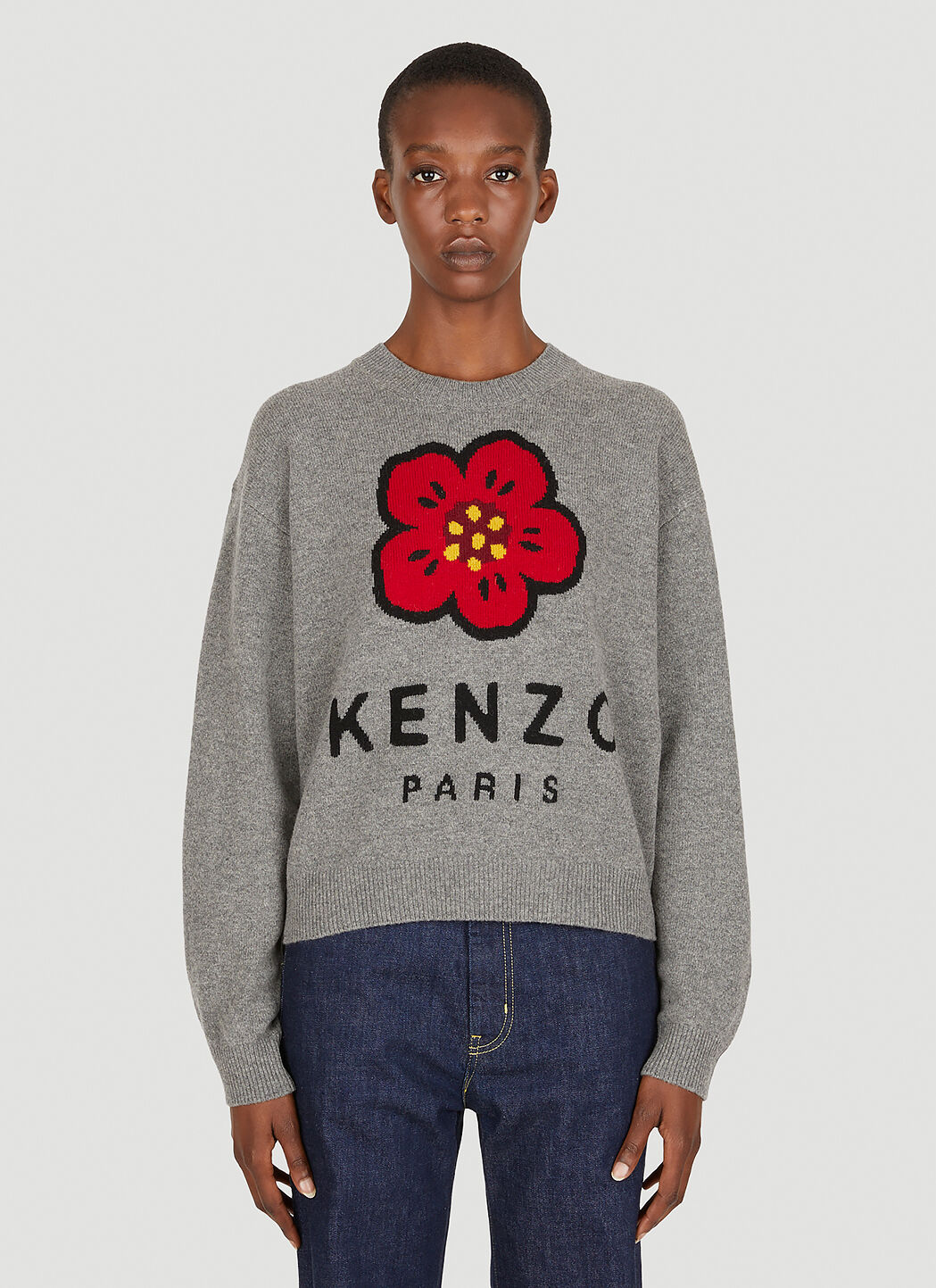 Kenzo top flower sweater
