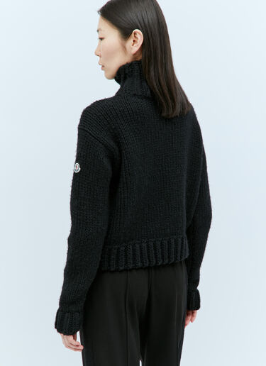 Moncler T-넥 스웨터 블랙 mon0258029