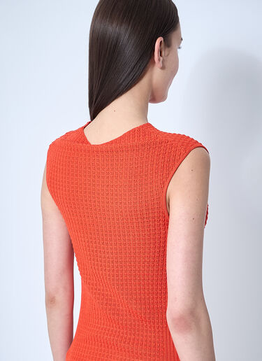 Kiko Kostadinov Vecto Knit Dress Red kko0260008