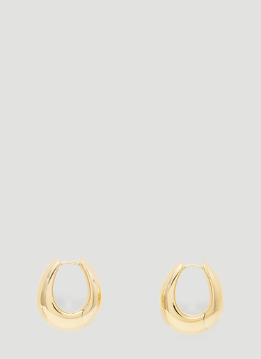 Tom Wood Ice Hoop Small Earrings Gold tmw0243014