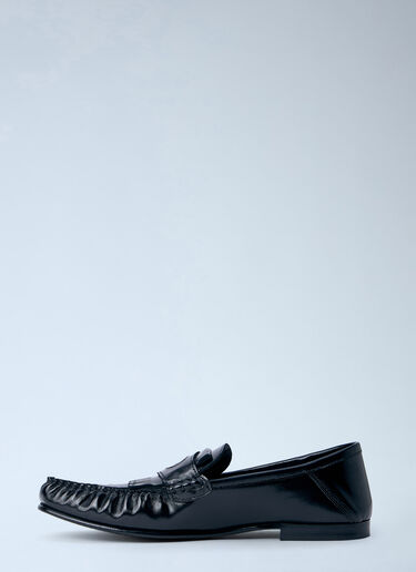 Marni Leather Penny Loafers Black mni0164007