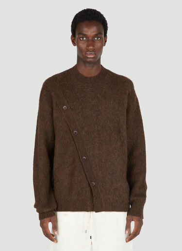 Jacquemus Le Cardigan Pau Brown jac0154010