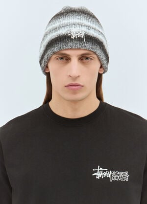Stüssy Cuff Basic Striped Beanie Hat Grey sts0159013