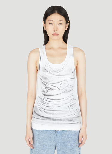 Y/Project Compact Print Tank Top White ypr0254026