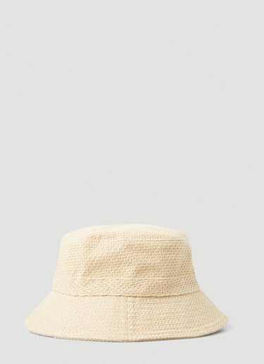 Our Legacy Rope Weave Bucket Hat Beige our0348037