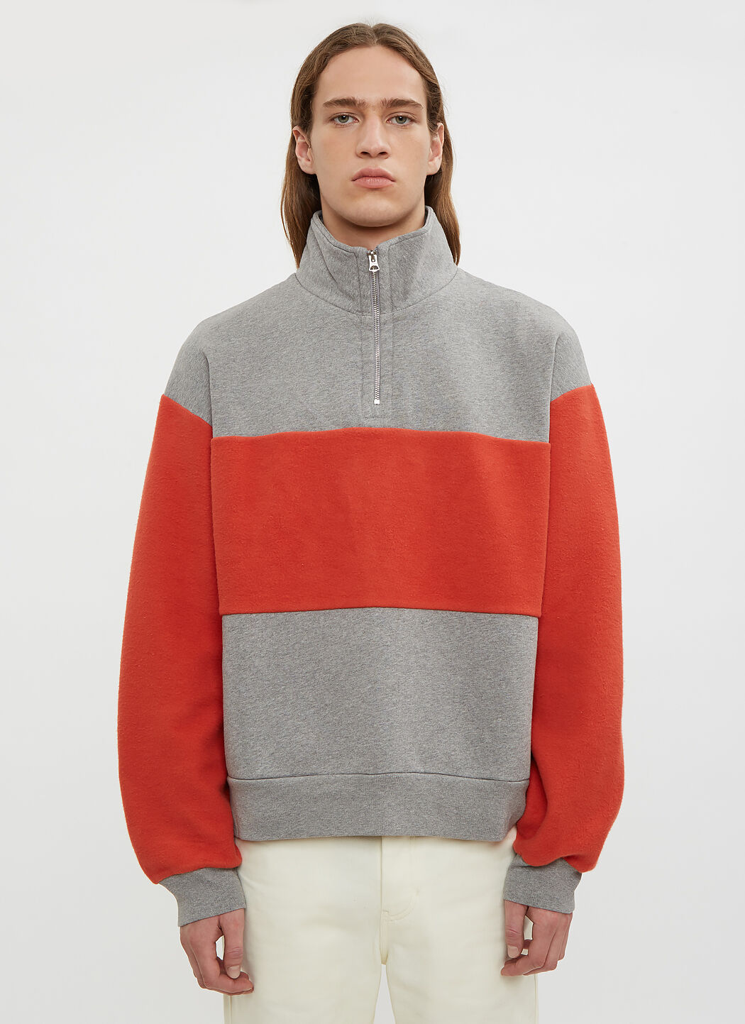 Acne studios half zip clearance