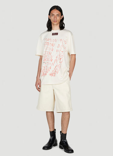 Raf Simons Station T-Shirt Beige raf0352001