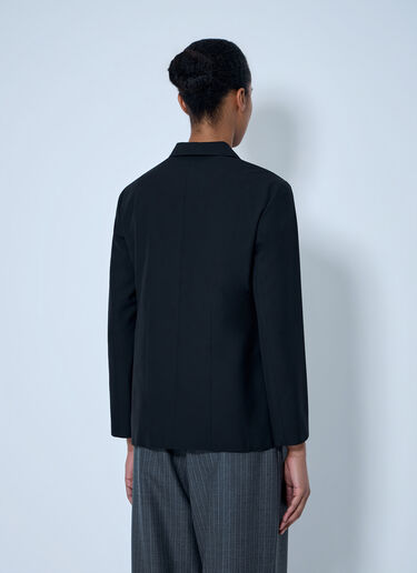 LN-CC® - Jil Sander: Tailored Blazer in Wool Blend - Black Jil Sander Tailored Blazer in Wool Blend Black jil0265002