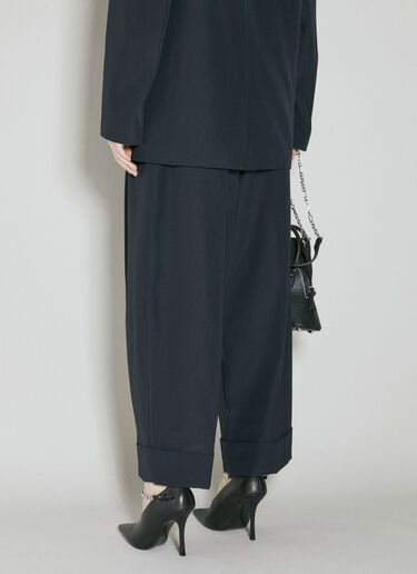 Alexander Wang 노출 복서 테일러드 팬츠 블랙 awg0253060