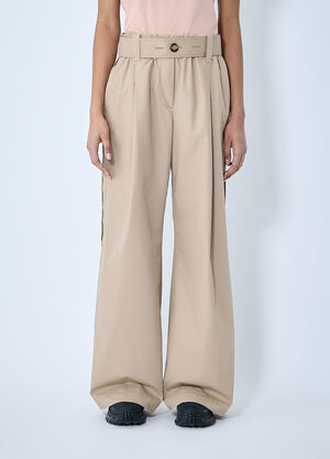 Moncler Belted Gathered Pants Beige mon0260012