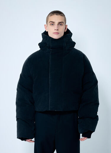 Entire Studios MML Hooded Puffer Jacket Black ent0158012