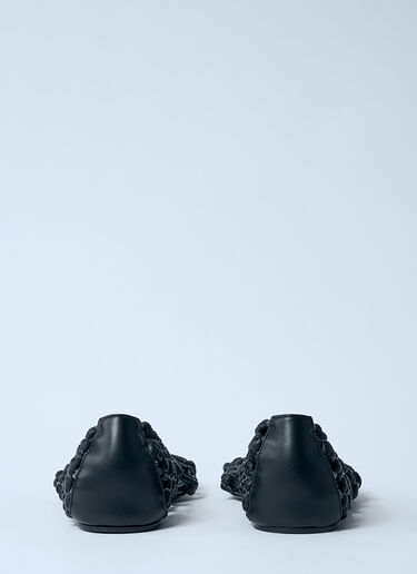 Jil Sander デコルテバレリーナパンプス  ブラック jil0259020