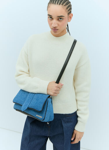 Le Bambimou Medium Shoulder Bag Jacquemus Le Bambimou Medium Shoulder Bag Blue jac0256073