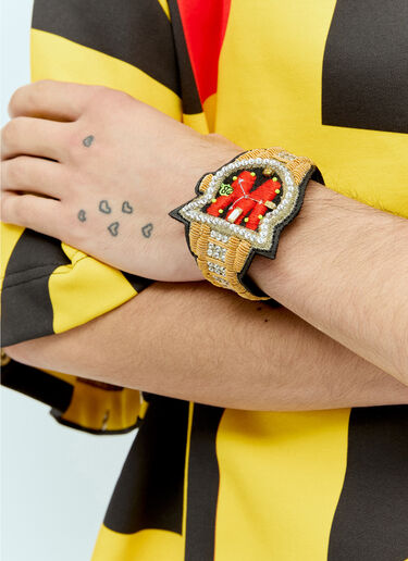 Walter Van Beirendonck W ブレスレット ビーズブレスレット ゴールド wlt0156031