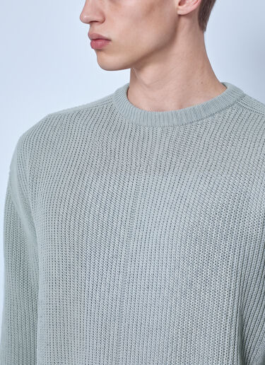 Rick Owens Fisherman Round Neck Sweater Grey ric0165037