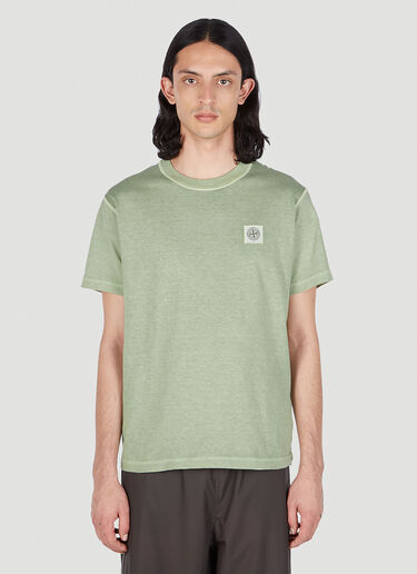 Stone Island Compass Patch T-Shirt Green sto0152071