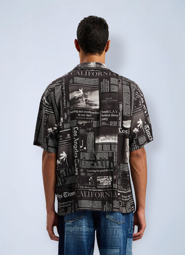PaxLaTimes News Shirt Palm Angels PaxLaTimes News Shirt Black pma0162042