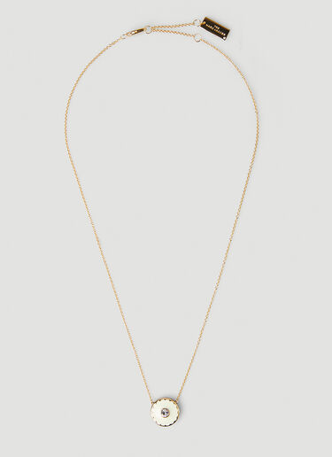 Reversible Medallion Pendant Marc Jacobs Reversible Medallion Pendant Gold mcj0247028