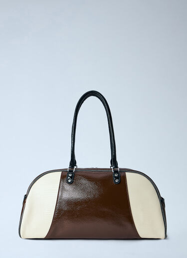 LN-CC® - Y-3 X WB: Bowling Bag - Brown Y-3 X WB Bowling Bag Brown ywb0364003