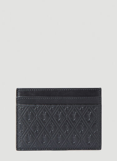 Saint Laurent 徽标压花卡包 黑 sla0149057