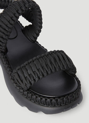 Moncler Belay Woven Sandals Black mon0252049