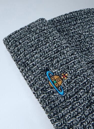 LN-CC® - Vivienne Westwood: Sporty Beanie - Black Vivienne Westwood Sporty Beanie Black vvw0166018