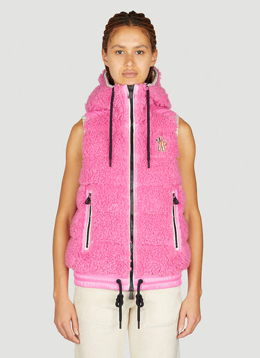 Moncler Grenoble Teddy Down Gilet Pink mog0253021