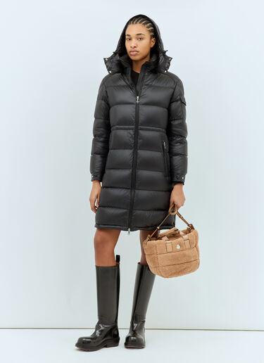 Moncler Meillon 连帽长款羽绒服 黑色 mon0259019