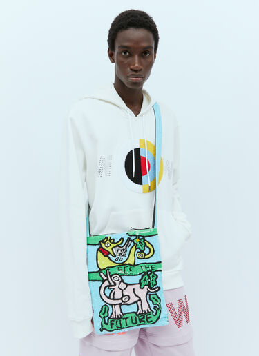 New Eyes Sequined Crossbody Bag Walter Van Beirendonck New Eyes Sequined Crossbody Bag Black wlt0154034