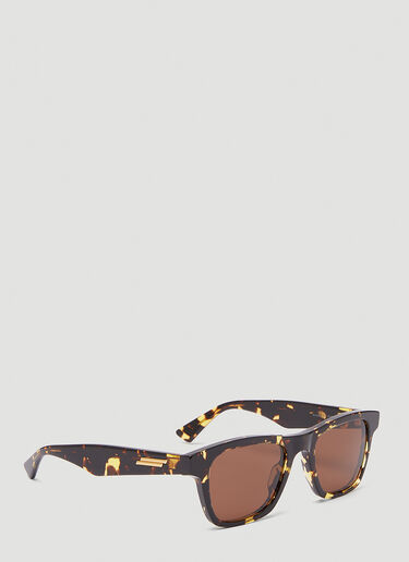 Bottega Veneta Rectangular Sunglasses  Brown bov0345001
