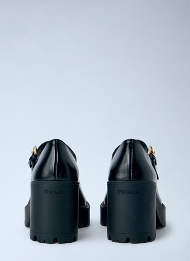 LN-CC® - Prada: Brushed Leather Pumps - Black Prada Brushed Leather Pumps Black pra0266024