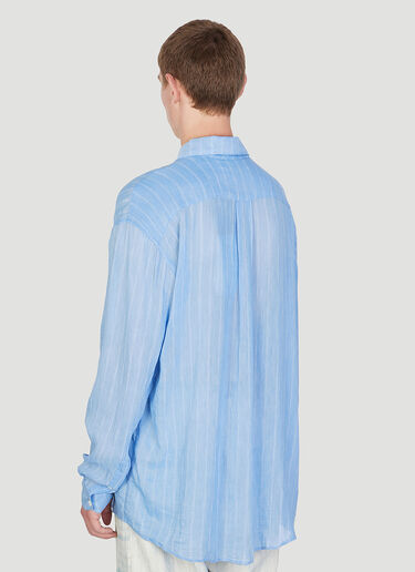 Our Legacy Initial Striped Shirt Blue our0153023