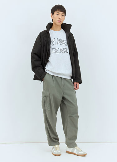 Stüssy Gear Crewneck Sweatshirt Grey sts0158026