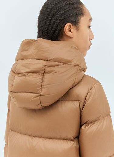 Max Mara 防水蓬松羽绒服  棕色 max0258026