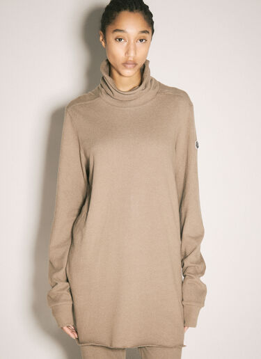 Moncler x Rick Owens Surf Long-Sleeve T-Shirt Beige mcs0358015