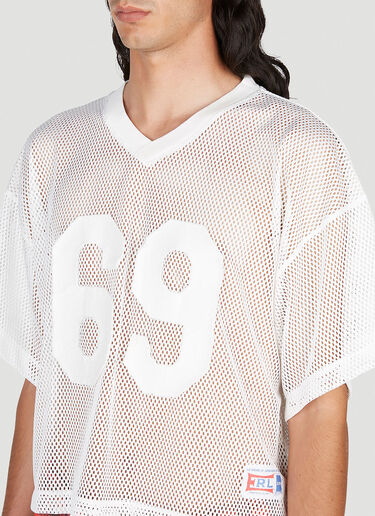 ERL Rugby Mesh T-Shirt White erl0153005