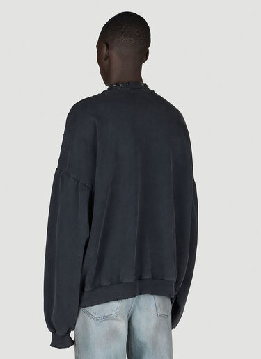 Balenciaga Pierced Sweatshirt Black bal0154016