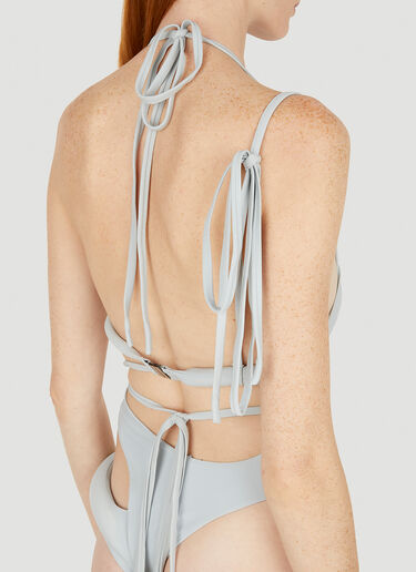 Entire Studios Asymmetric Swimsuit Light Grey ent0250006