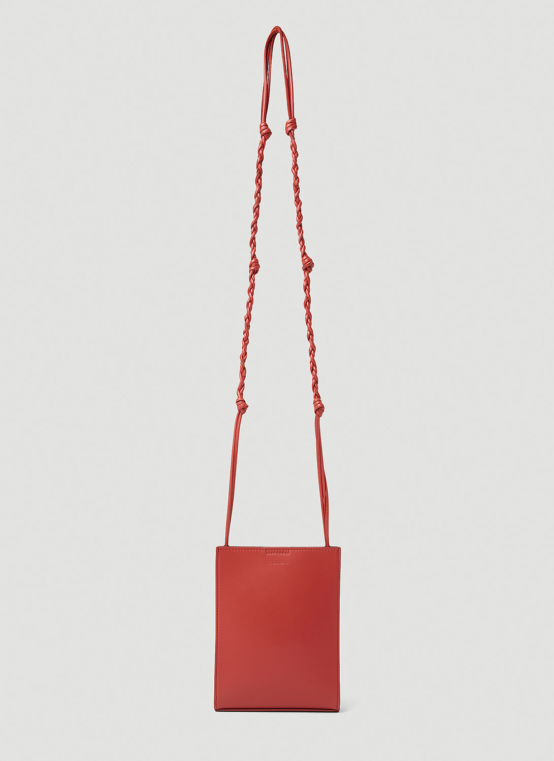 Jil Sander Small Tangle Shoulder Bag In Red