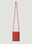 Jil Sander Small Tangle Shoulder Bag Red jil0153017