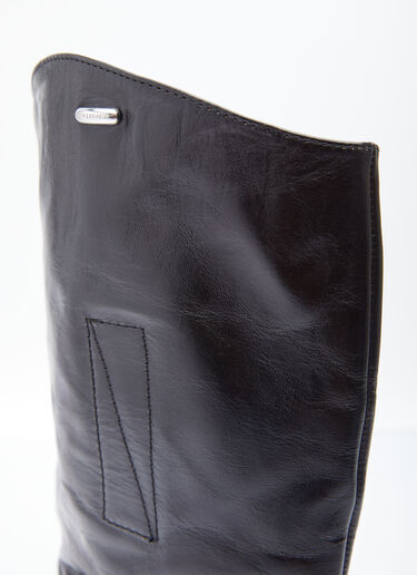 Envelope Leather Boots Our Legacy Envelope Leather Boots Black our0254017
