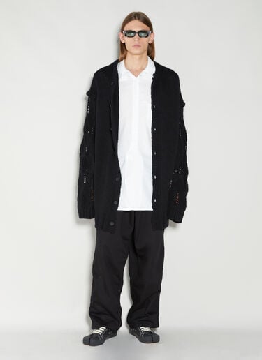 Yohji Yamamoto Triple Collar Long Shirt White yoy0154001