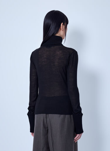 LN-CC® - Our Legacy: Inverse Turtleneck - Black Our Legacy Inverse Turtleneck Black our0265021