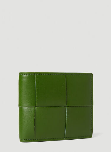 Bottega Veneta Intreccio 双折钱包 绿色 bov0151112