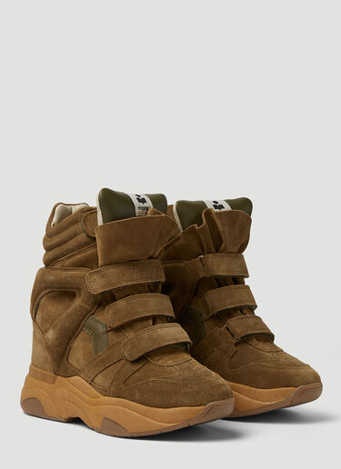 Isabel Marant Balskee Sneakers Khaki ibm0249018