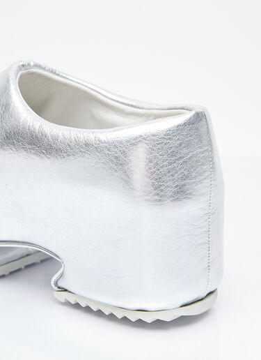 Yume Yume 金属色厚底屐鞋  银色 yum0255001
