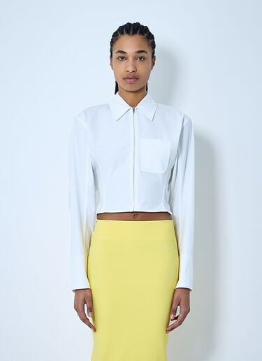 Jacquemus 르 슈미즈 미라다 셔츠 화이트 jac0260003