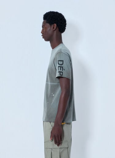 Gallery Dept. Distressed T-Shirt Grey gdp0163003