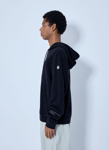 LN-CC® - Moncler x FRGMT Hiroshi Fujiwara: Hooded Sweatshirt with Patch Detail - Black Moncler x FRGMT Hiroshi Fujiwara Hooded Sweatshirt with Patch Detail Black mfr0166011